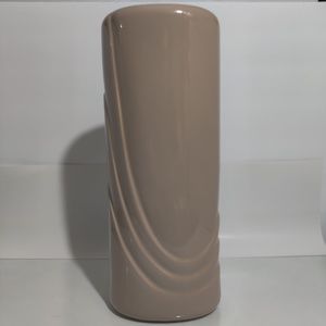 Haeger 1984 USA Pottery Draped Waterfall Beige Vase 16" tall 6.5" diameter 4361